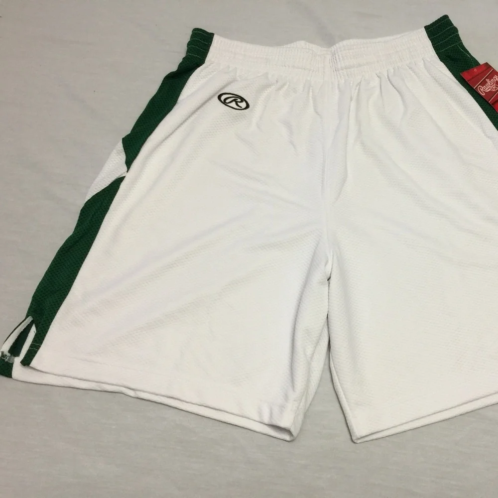 ❄️❄️❄️  NWT RAWLINGS MENS ATHLETIC BASKETBALL SHORTS SIZE L   ❄️❄️❄️